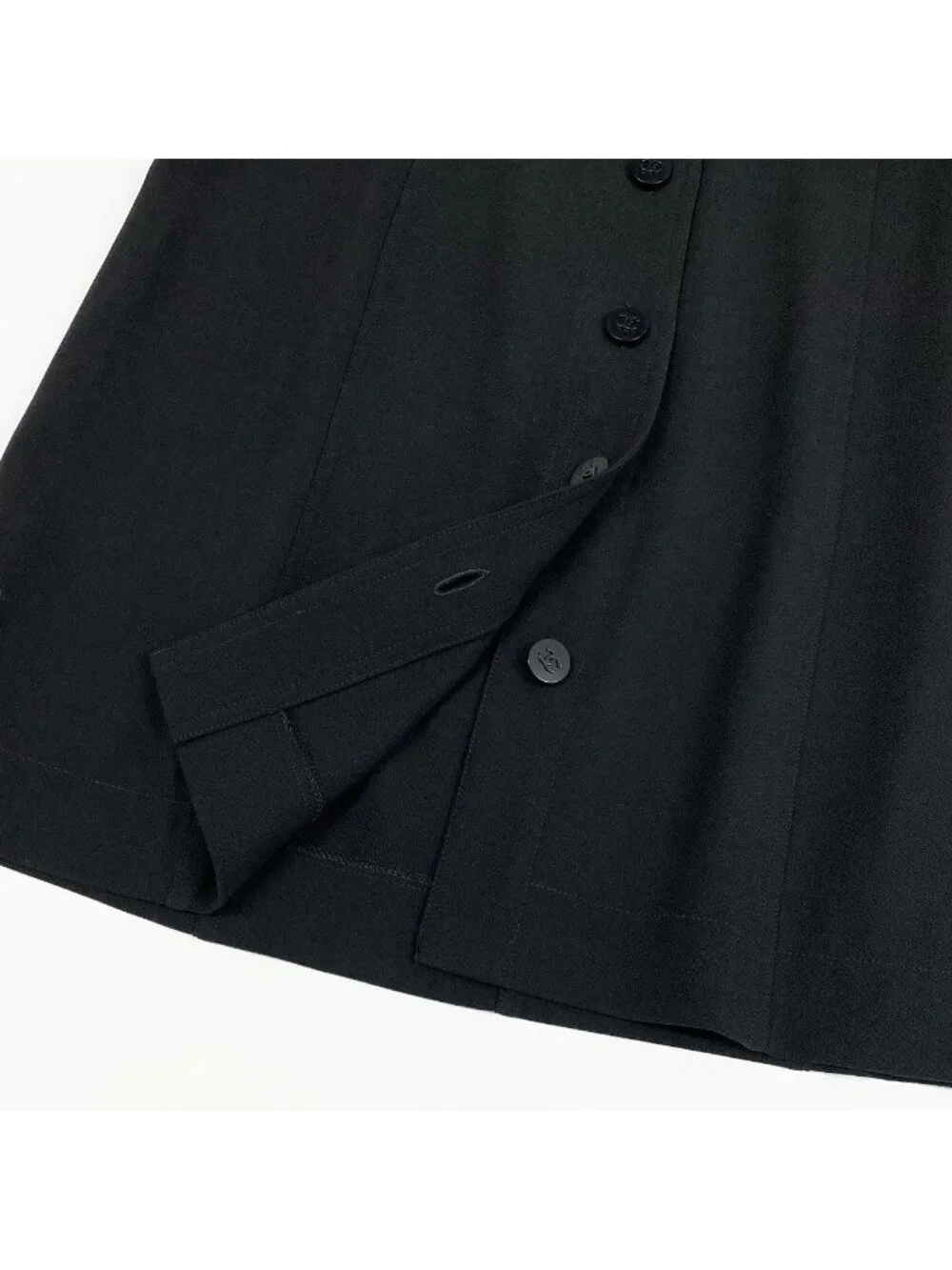 Chanel Style Up Jacket Pants Set 36 Black